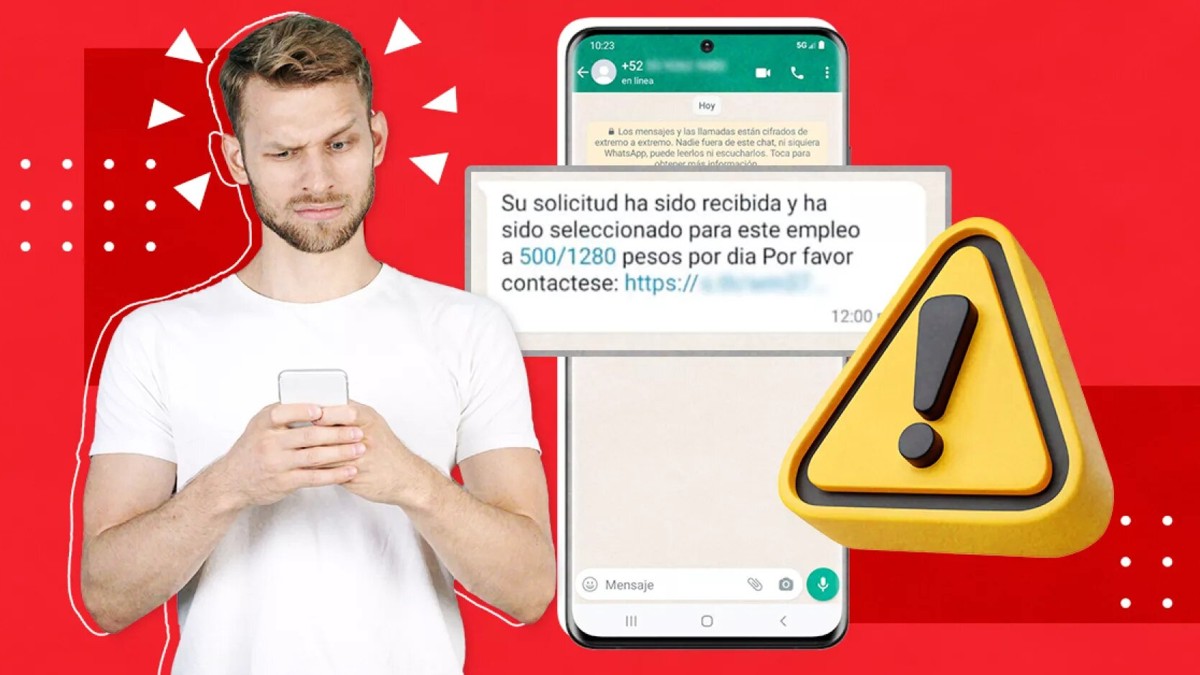 ¡Cuidado, esa oferta laboral por WhatsApp es falsa!